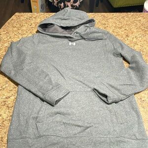NWOT UNDER ARMOUR GRAY HOODIE MEDIUM LOOSE FIT COLDWEAR